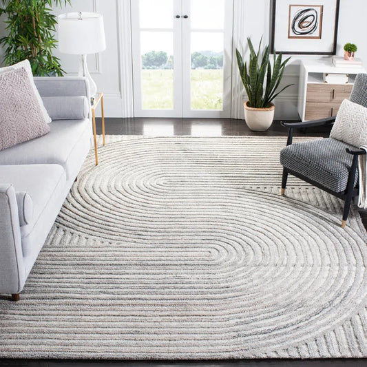 Baylay Hand Tufted Abstract Indoor Rug