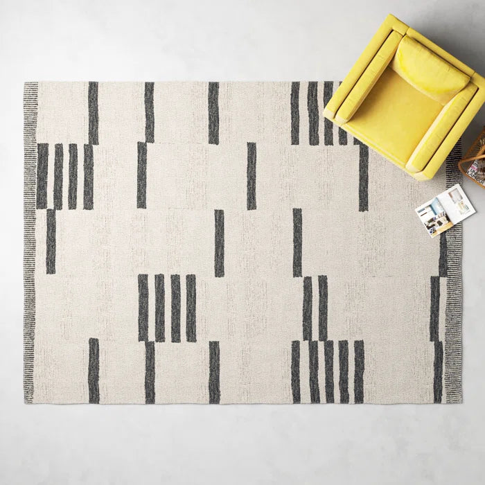Uptown Hand Tufted Wool Geometric Indoor Rug